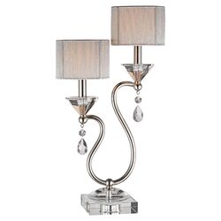 Table Lamp in Polished Nickel