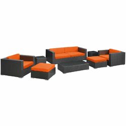 Venice 8 Piece Seating Group in Espresso