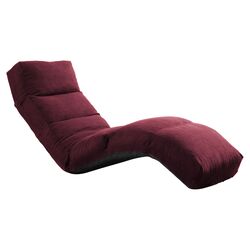 Jet Convertible Lounger in Burgundy