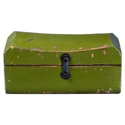 Chinese Pillow Box in Green