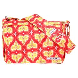 Be All Messenger Diaper Bag in Coral Kiss
