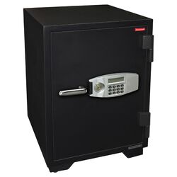 Water & Fire Resistant Electronic Lock Safe in Black