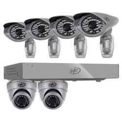 8 Channel DVR Security System II in Silver
