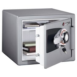 Combination Lock Safe in Gray