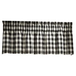 Classic Check Valance in Midnight