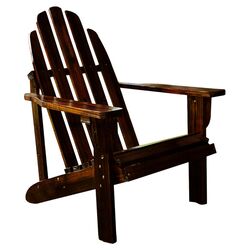 Catalina Adirondack Chair in Burnt Brown
