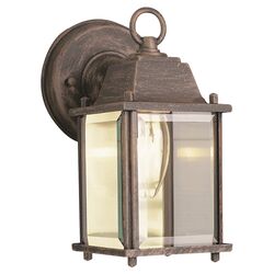 Synapse 1 Light Outdoor Wall Lantern in Rust