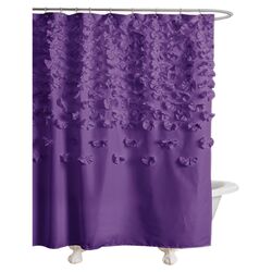 Lucia Shower Curtain in Purple