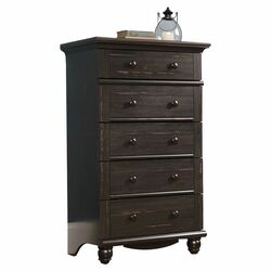 Harbor View 5 Drawer Chest in Distressed Antiqued Brown