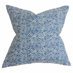 Edythe Cotton Pillow in Blue