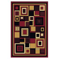 Catalina Red & Brown Rug