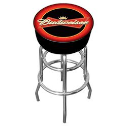 Budweiser Adjustable Bowtie Barstool in Red & Black