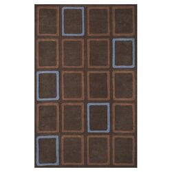 Lewis Chocolate Blocks 5' x 8' Rug