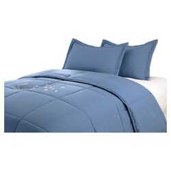 Stayclean Comforter Set in Smoke Blue