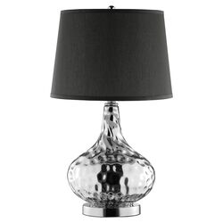 Candy Drop Dimpled Table Lamp in Mercury