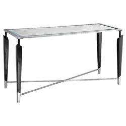 Hollywood Console Table in Chrome