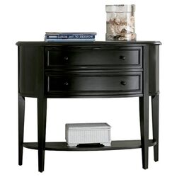 Demilune Console Table in Black