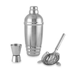 Tuscany Classics 3 Piece Shaker Set in Stainless Steel