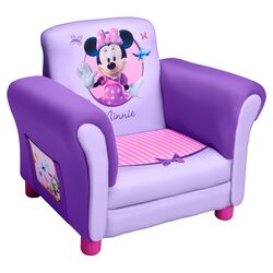 Disney Minnie Mouse Kids Club Chair in Purple