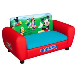 Disney Mickey Mouse Kids Storage Sofa in Red