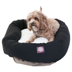 Donut Dog Bed in Black