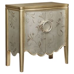 Ivanhoe Cabinet in Silver & Champagne