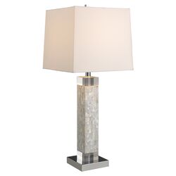 Lucy Table Lamp in Mother of Pearl