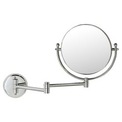 Magnifying Wall Mirror in Chrome