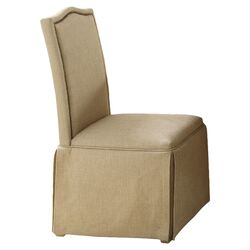 Randall Parsons Upholstered Side Chair in Beige (Set of 2)