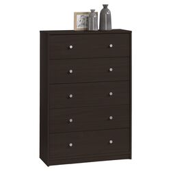 Portland 5 Drawer Chest in Coffee