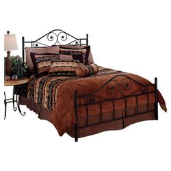 Harrison Queen Metal Bed in Black