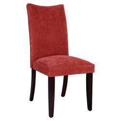 La Jolla Parsons Upholstered Side Chair in Red (Set of 2)