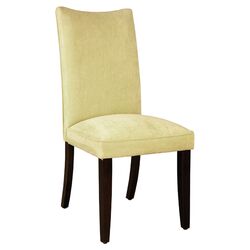 La Jolla Parsons Upholstered Side Chair in Yellow (Set of 2)