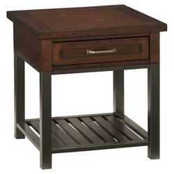 Cabin Creek End Table in Chestnut