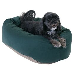 Bagel Dog Bed in Green