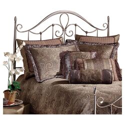 Doheny Metal Headboard in Antique Pewter