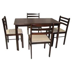 5 Piece Dining Set in Cappuccino