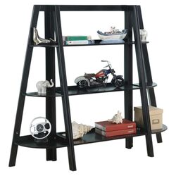 3 Tiered Foldable Bookcase in Black