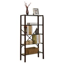 5 Tiered Bookcase in Chocolate