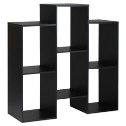 Parsons Staggered Bookcase in Black