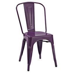 Amelia Café Side Chair in Purple (Set of 2)