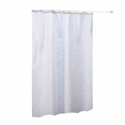 Waffle Weave Shower Curtain in White