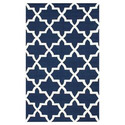 Trellis Nadia Navy Rug