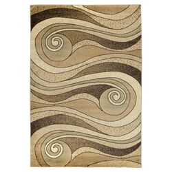 Waves Gold & Beige 5' x 8' Rug