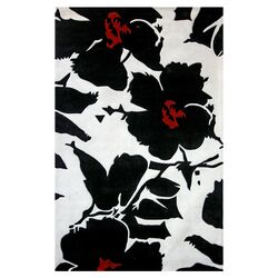 Pop Amore Black & White Rug