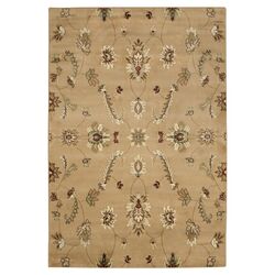 Flowers Infinity Gold 5' x 8' Rug