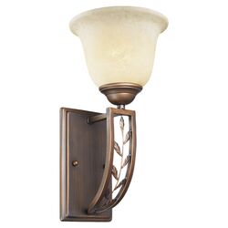 Woodbriar 1 Light Wall Sconce in Sovereign Bronze