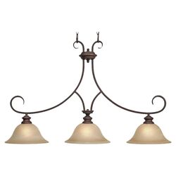 Lancaster Island Light in Rubbed Bronze