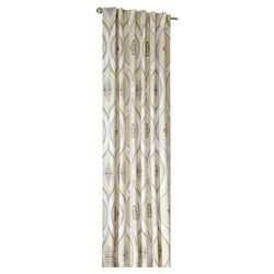 Lanterna Cotton Curtain Panel in Almond