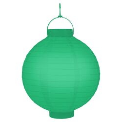 Paper Lantern in Green (Set of 3)